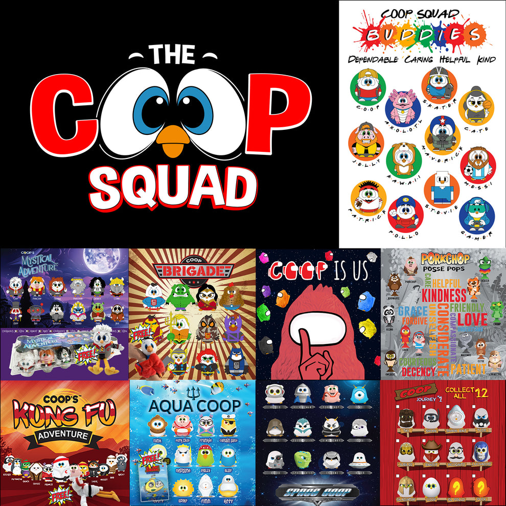 Ultimate Coop Collector's Pack - All 9 Sets! – The Coop Squad